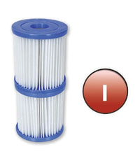 Set 2 Pezzi Filtro A Cartuccia I Per Pompe Da 1.249 Lt/h Ricambio Piscina 58093         