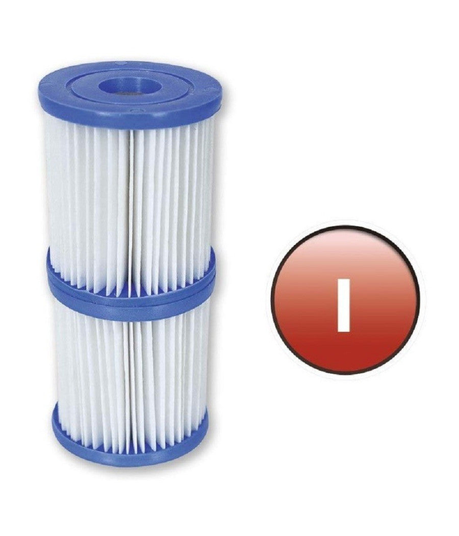 Set 2 Pezzi Filtro A Cartuccia I Per Pompe Da 1.249 Lt/h Ricambio Piscina 58093         