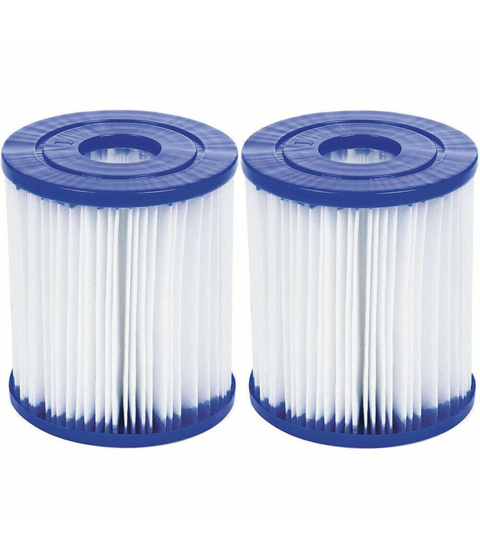 Set 2 Pezzi Filtro A Cartuccia I Per Pompe Da 1.249 Lt/h Ricambio Piscina 58093         