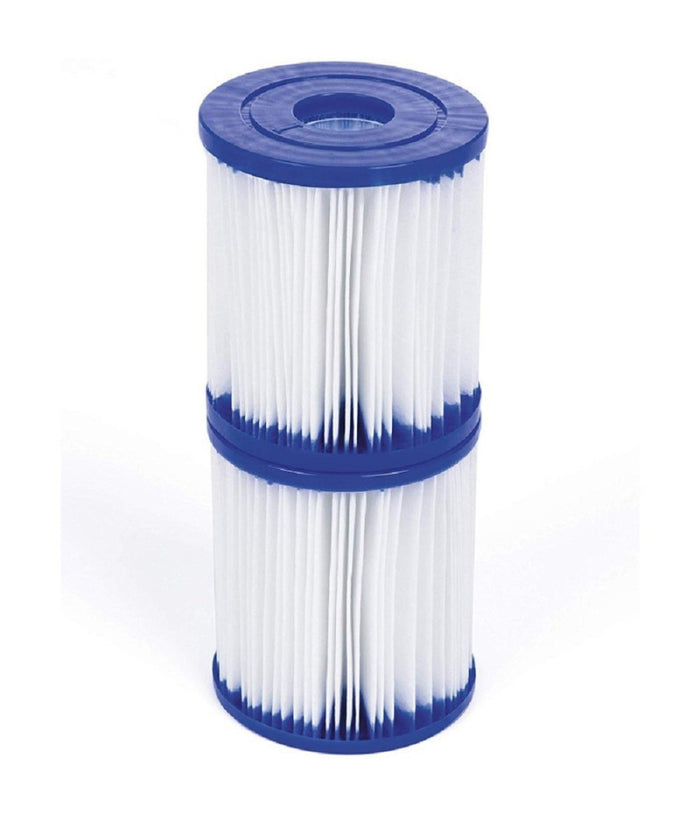 Set 2 Pezzi Filtro A Cartuccia I Per Pompe Da 1.249 Lt/h Ricambio Piscina 58093         