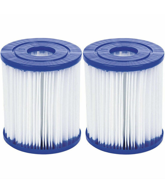 Set 2 Pezzi Filtro A Cartuccia I Per Pompe Da 1.249 Lt/h Ricambio Piscina 58093         