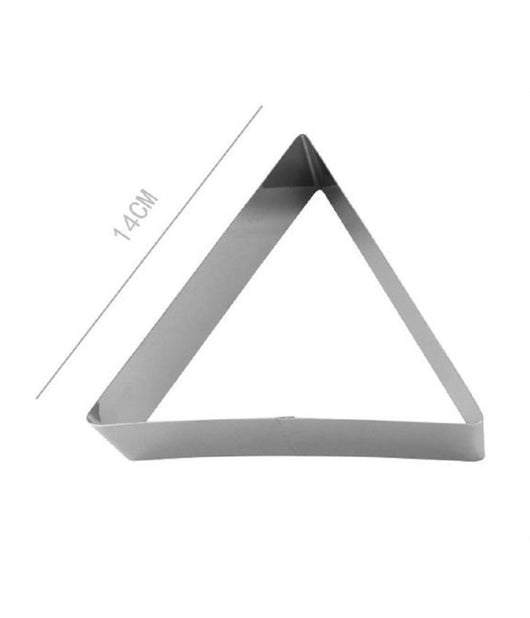 Set 2 Pezzi Forme Stampi Stampo Per Dolci Torte Biscotti Triangolari 14 Cm 98926         