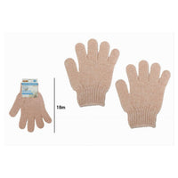 Trade Shop - Set 2 Pezzi Guanti Di Crine Per Doccia Bagno Esfoliante Pelle Corpo Rosa 79721 -