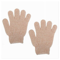 Trade Shop - Set 2 Pezzi Guanti Di Crine Per Doccia Bagno Esfoliante Pelle Corpo Rosa 79721 -