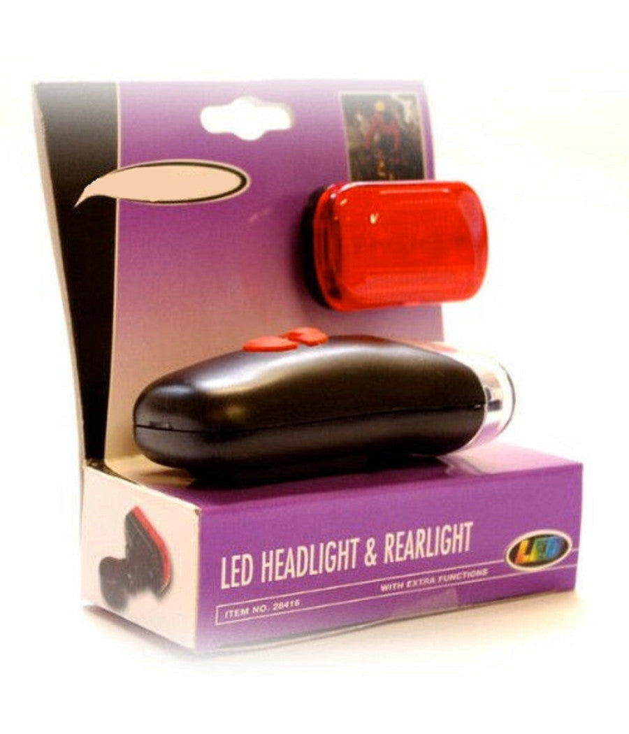 Set 2 Pezzi Luci Per Bici Bicicletta A Led Anteriori E Posteriori Accessori         