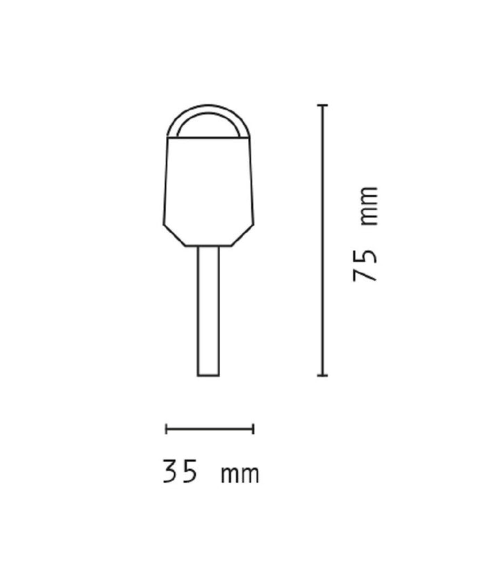 Set 2 Pezzi Mini Torcia Portachiavi Led Cob A Forma Di Chiave Portatile Dt-2172         