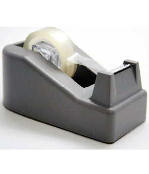 Set 2 Pezzi Nastro Adesivo Trasparente Con Porta Rotolo Rotolino 12 Metri         