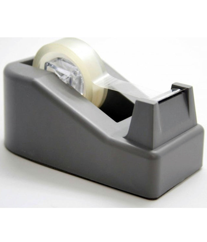 Set 2 Pezzi Nastro Adesivo Trasparente Con Porta Rotolo Rotolino 12 Metri         