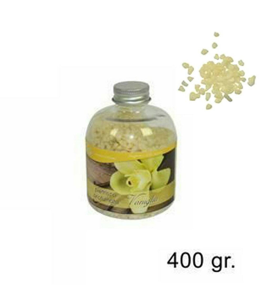 Set 2 Pezzi Pietrisco Profumato Bottiglia 400gr Fragranza Vaniglia Decoro Pietra         