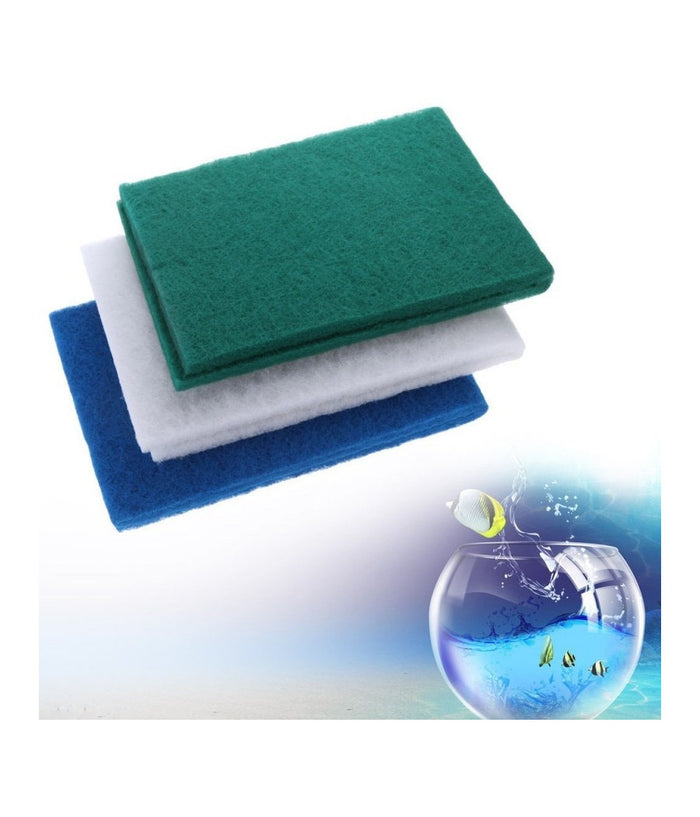 Set 2 Pezzi Spugna Filtro 32,5 X 12,5 Cm Cotone Biochimico Per Acquario         