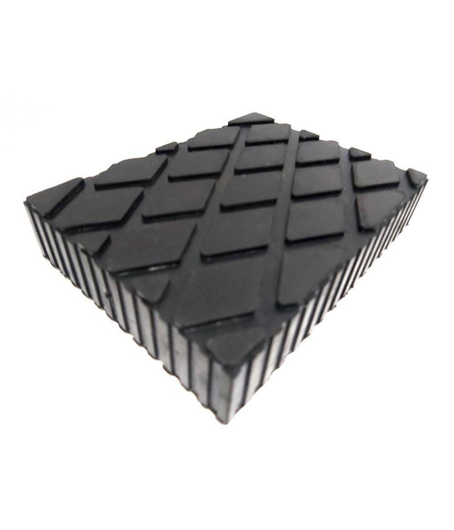 Set 2 Pezzi Tamponi Di Gomma Per Ponti Sollevatori Tampone 16 X 12 X 3.5 Cm         