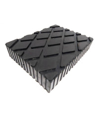 Set 2 Pezzi Tamponi Di Gomma Per Ponti Sollevatori Tampone 16 X 12 X 3.5 Cm         