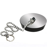 Set 2 Pezzi Tappo Tappi Lavandino 5 Cm Con Catenella Lavello Lavanderia         