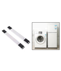Set 2 Piastre Basi Staffe Supporto Con Ruote Per Spostare Frigorifero Lavatrice         