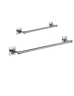 Set 2 portasalviette di GEDY linea Wizard cromato - Gedy