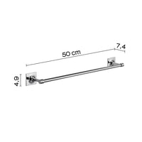 Set 2 portasalviette di GEDY linea Wizard cromato - Gedy