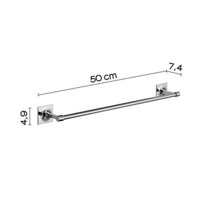 Set 2 portasalviette di GEDY linea Wizard cromato - Gedy