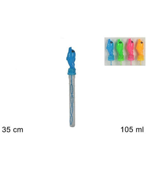 Trade Shop - Set 2 Pz Bolle Di Sapone 105 Ml Spada Delfino Gioco Divertimento Bambini 35 Cm -