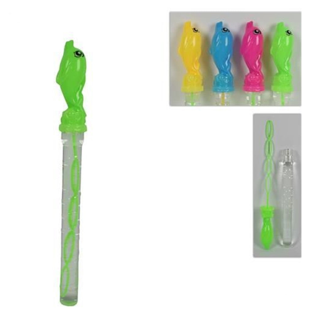 Trade Shop - Set 2 Pz Bolle Di Sapone 105 Ml Spada Delfino Gioco Divertimento Bambini 35 Cm -