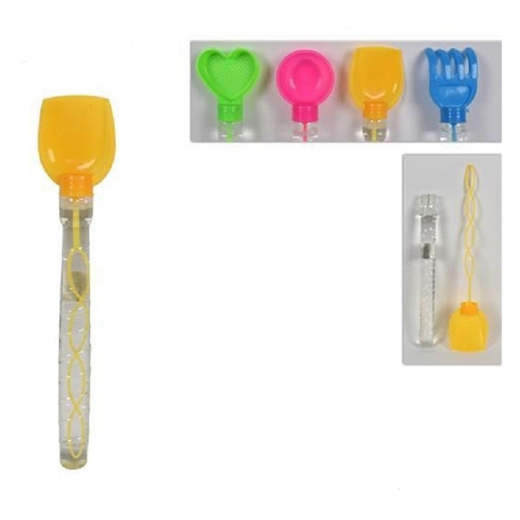 Trade Shop - Set 2 Pz Bolle Di Sapone Forma Di Accessori Mare Gioco Divertimento Bambini 33cm -