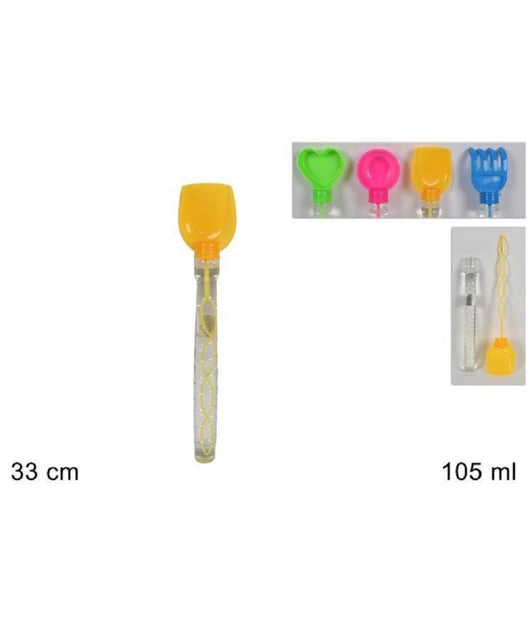 Trade Shop - Set 2 Pz Bolle Di Sapone Forma Di Accessori Mare Gioco Divertimento Bambini 33cm -