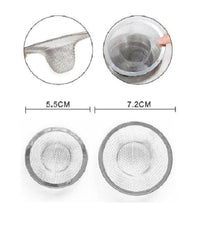 Set 2 Pz Filtro Filtri Per Lavello à¸ 7.2/5,5cm Per Cucina Bagno In Acciaio 50052         