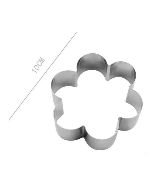 Set 2 Pz Forme Per Dolci Biscotti A Fiore Stampini Decorazione Torte 10 Cm 98929         