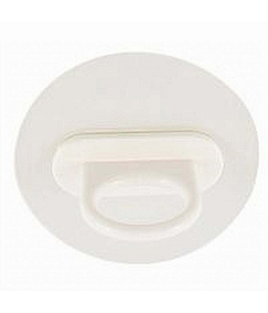 Set 2 Pz Ganci Adesivi Ad Anello Per Asta Tende Da Parete Bagno Casa Tondi 87362         