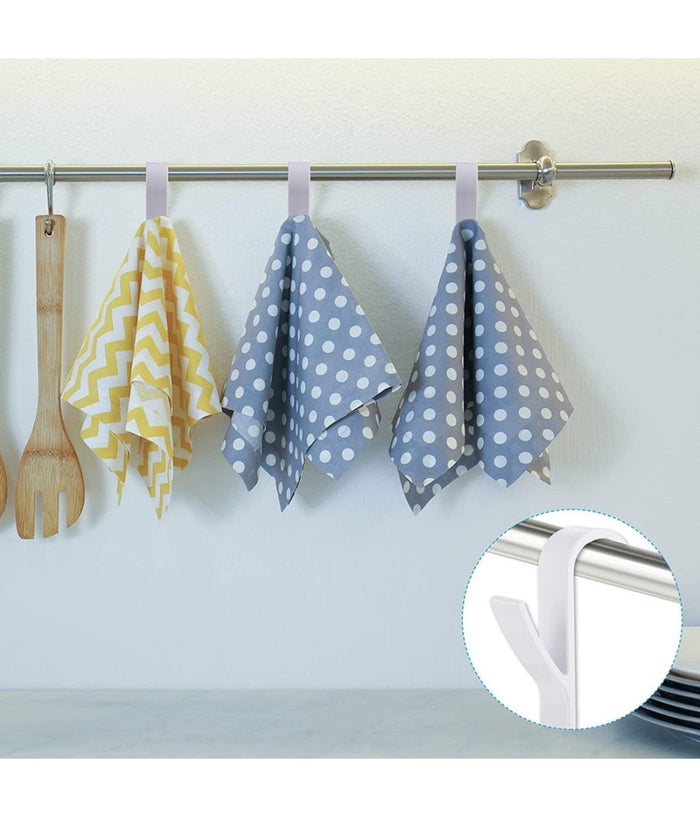 Set 2 Pz Ganci Per Termoarredo Bagno Appendini Portasciugamani Radiatore 87004         