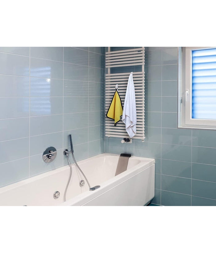 Set 2 Pz Ganci Per Termoarredo Bagno Appendini Portasciugamani Radiatore 87004         