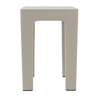 Set 2 pz Lello lo sgabello multiuso tortora ad alta resistenza effetto legno