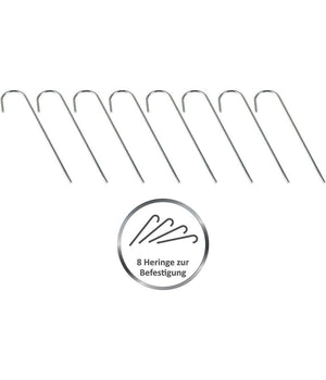 Set 2 Pz Mini Porte Da Calcio 91,5x61x48cm Con Palla Pompa 8 Picchetti Fissaggio         