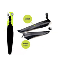Set 2 Pz. Parafango Anteriore Posteriore Universale Per Bici Bicicletta Xc-1684         