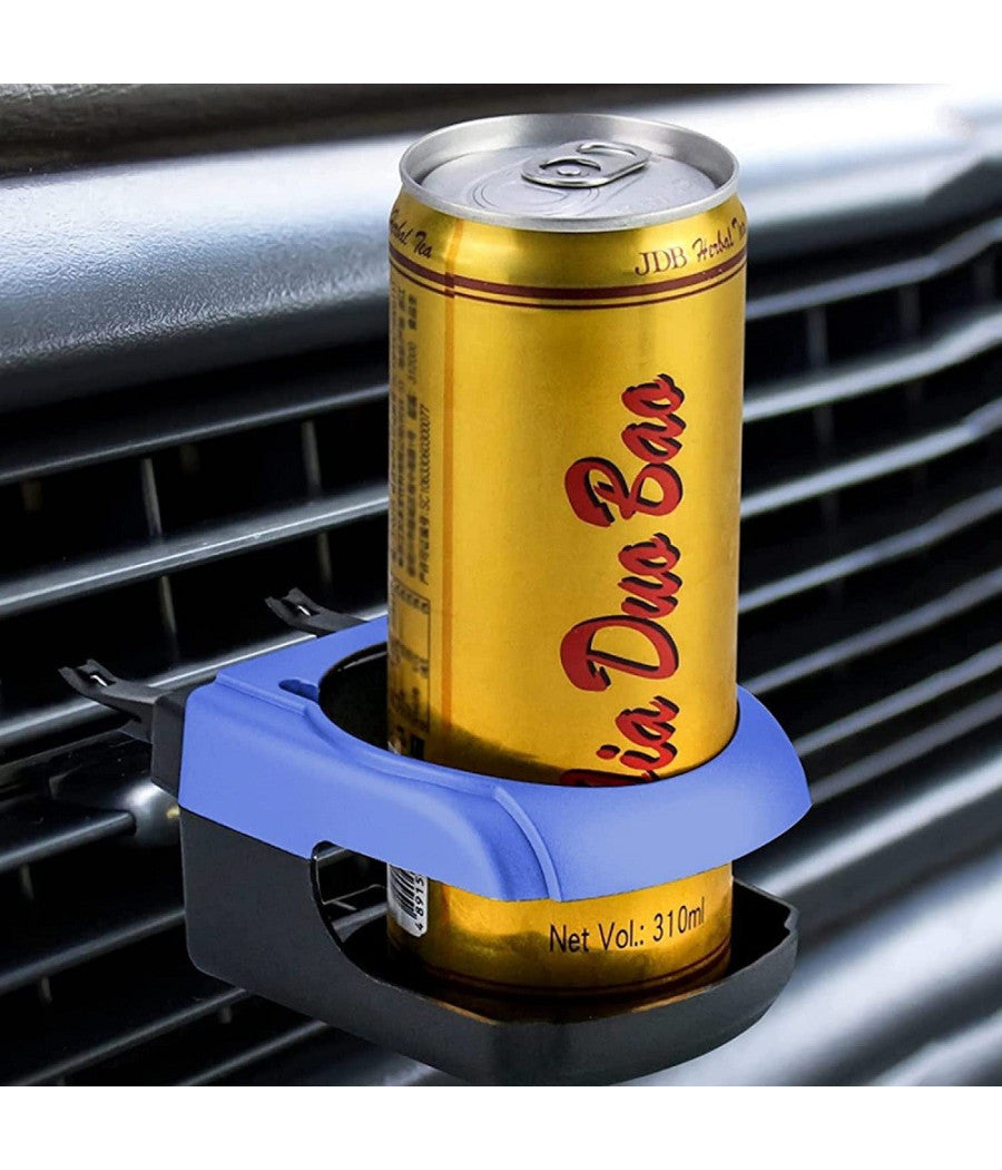 Set 2 Pz Portabottiglie Universale Bevande Ganci Bocchette Aria Per Auto Camion         