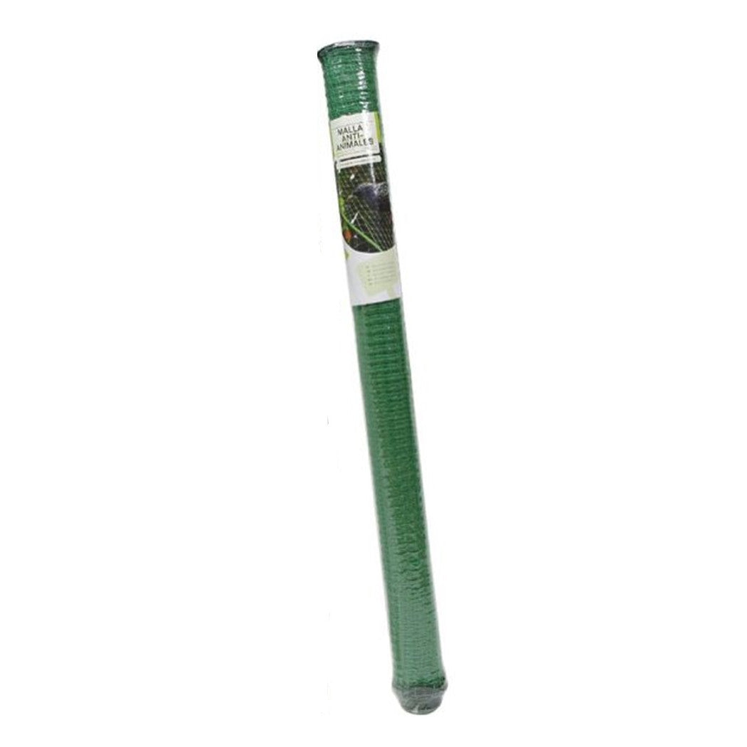 Trade Shop - Set 2 Pz Rete Anti Animali Maglia 1x10 Mt Verde Scuro Protezione Piante Orto 134616 -