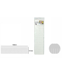Set 2 Pz Separatori Divisori Per Cassetti Armadio In Plastica 50,8x12,7cm 71390         