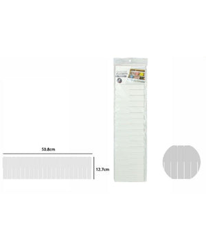 Set 2 Pz Separatori Divisori Per Cassetti Armadio In Plastica 50,8x12,7cm 71390         
