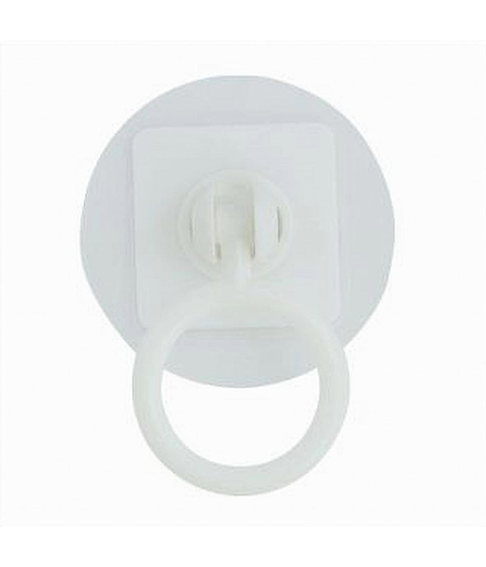 Set 2 Pz Sollevatore Per Coperchio Wc Copriwater Adesivo Ad Anello Bianco 87628         