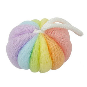 Trade Shop - Set 2 Pz Spugna Doccia A Retina Per Bagno Rete Esfoliante Corpo Arcolbaleno 79309         