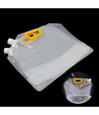 Set 2 Pz Taniche Pieghevoli Portatili Acqua Potabile 5l Borsa Contenitori Viaggi         