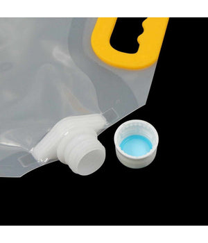 Set 2 Pz Taniche Pieghevoli Portatili Acqua Potabile 5l Borsa Contenitori Viaggi         