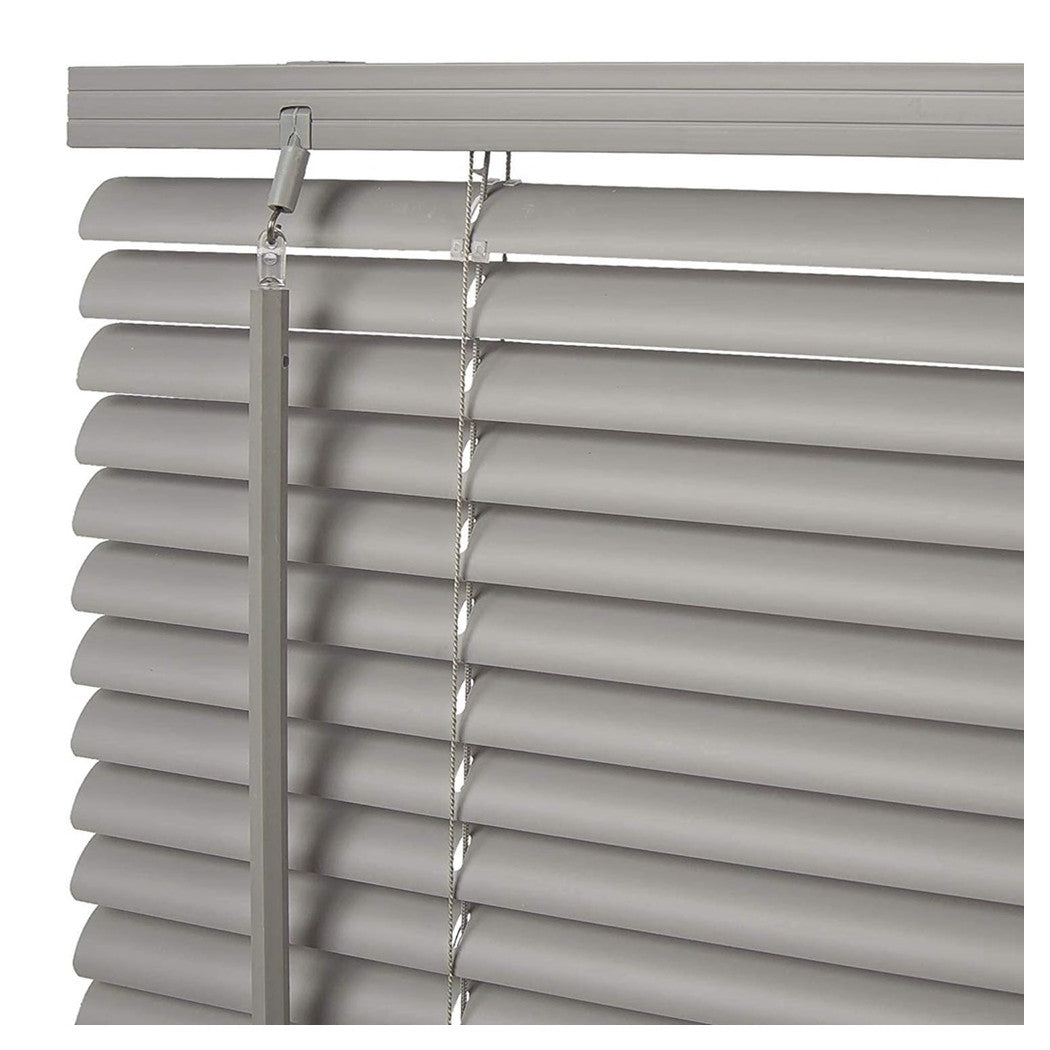 Trade Shop - Set 2 Pz Tenda Veneziana 80x160cm In Pvc Con Asta Casa Parasole In 2 Colori 015554 -        