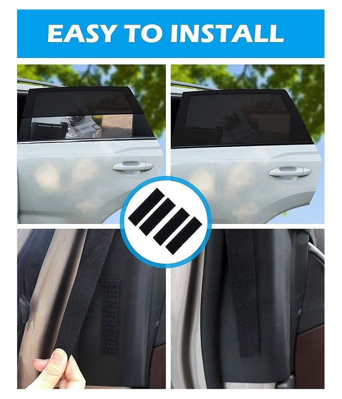 Set 2 Pz Tendine Parasole Auto Bambini Universali Finestrini Laterali Taglia L         