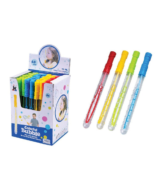 Set 2 Pz Tubetto Bolle Di Sapone 70ml Bacchetta Spada 4 Colori Assortiti 6560014         