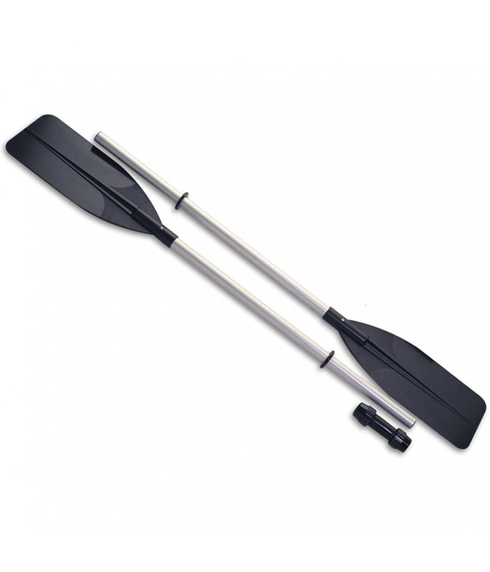 Trade Shop - Set 2 Remi Alluminio E Plastica Trasformabili In Pagaia Per Kayak Canoa Gommoni -