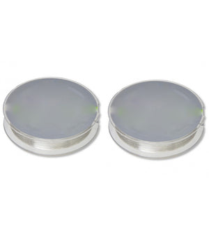 Set 2 Rotoli Rotolo Lenza 0.40mm 15.5kg 100mt Ciascuno Pesca Altissima Resistenza         