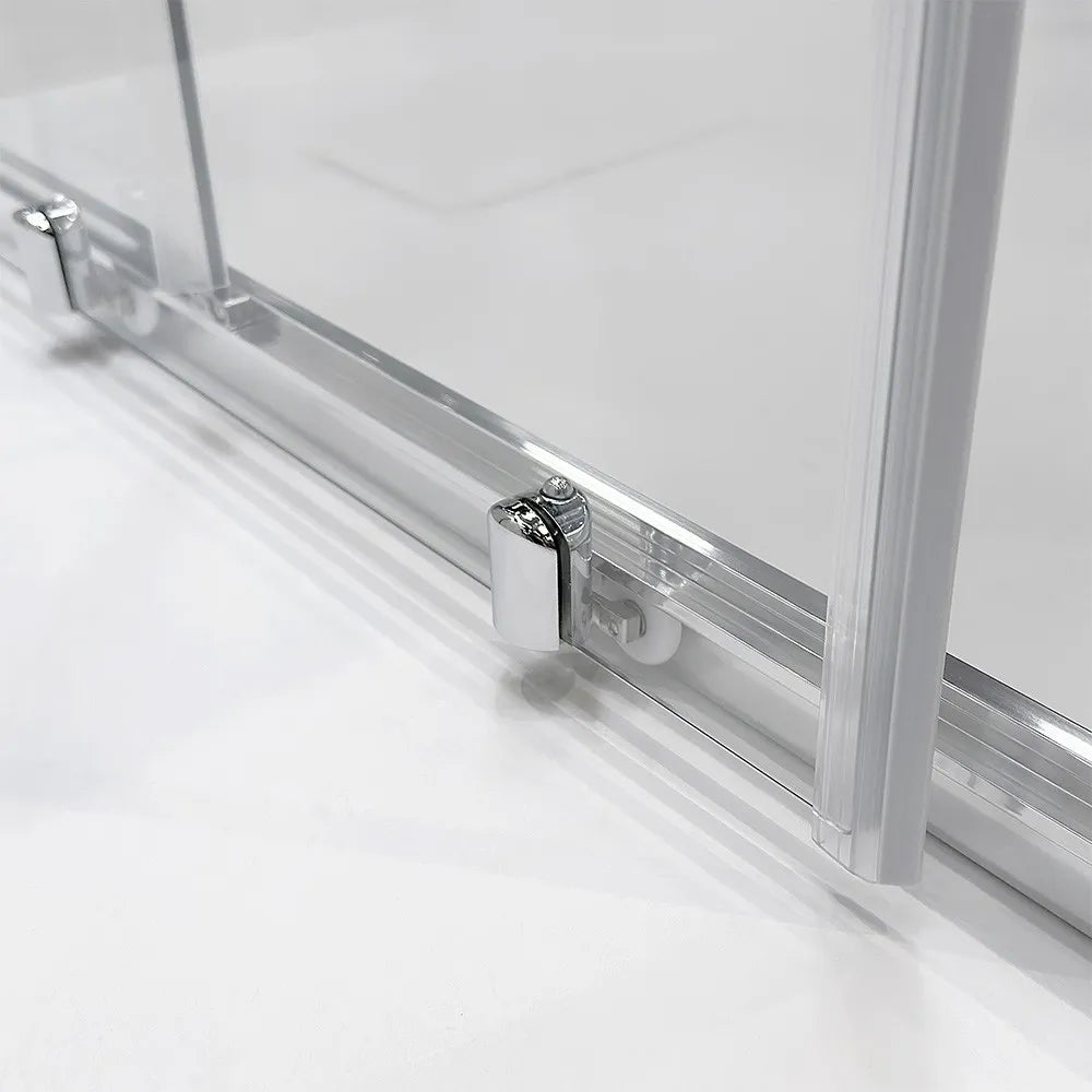 Set 2 ruote inferiori universali in ABS per box doccia scorrevole