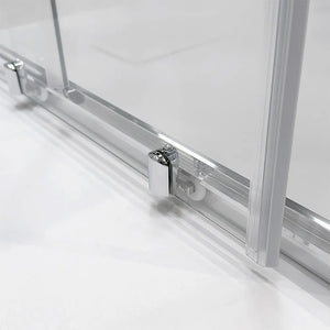 Set 2 ruote inferiori universali in ABS per box doccia scorrevole