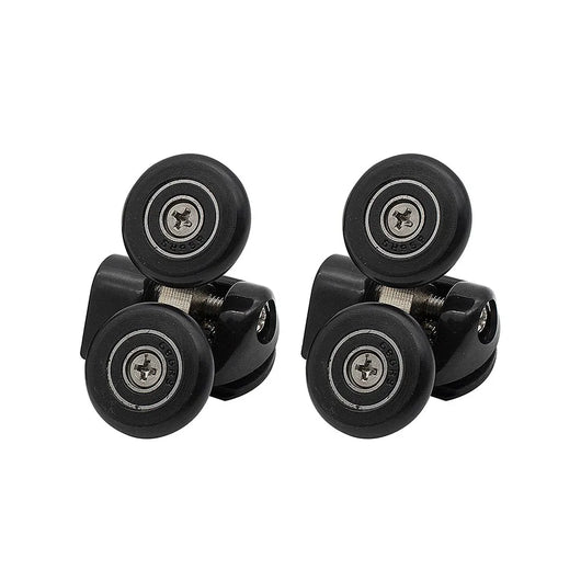 Set 2 ruote superiori universali nero opaco per box doccia scorrevole