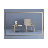 SET 2 SEDIE GINEVRA LOUNGE TECNOPOLIMERO MADE IN ITALY SCAB DESIGN - Lino 11